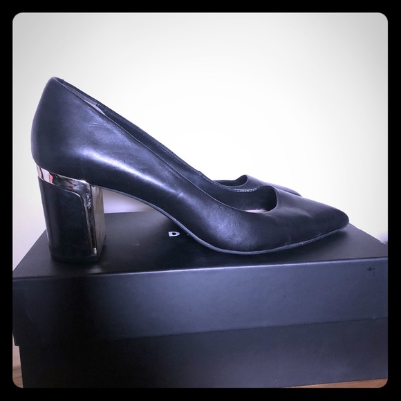 dkny elie pumps black